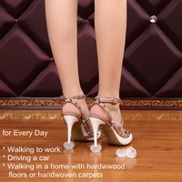 aohaolee high heel stoppers silicone stiletto heel covers antislip women shoe heel protectors for outdoor weddings and parties