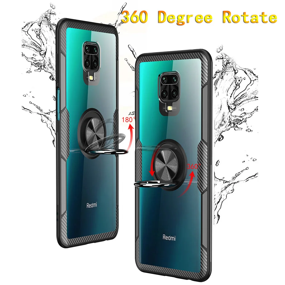 KEYSION Shockproof Case for Redmi Note 9S 9 Pro Max 8 T K30 K20 X2 Clear Phone back Cover for Xiaomi Mi 10 Pro 9T 9 Lite Note 10