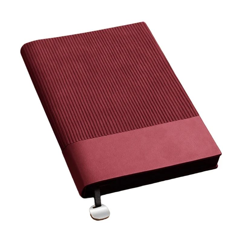 

Business Leather Notebook 320 Pages Lined Paper Ribbon Bookmark B5 A5 PU Notepad Softcover Adult Office Supplies