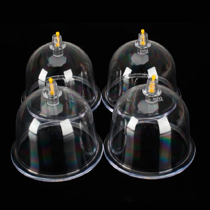 4PC  Extra Large Household Vacuum Cupper Chest Tank Oversized Fire Tank Gas Tank Full Large Tank Moisture Suction Cup Non-glass