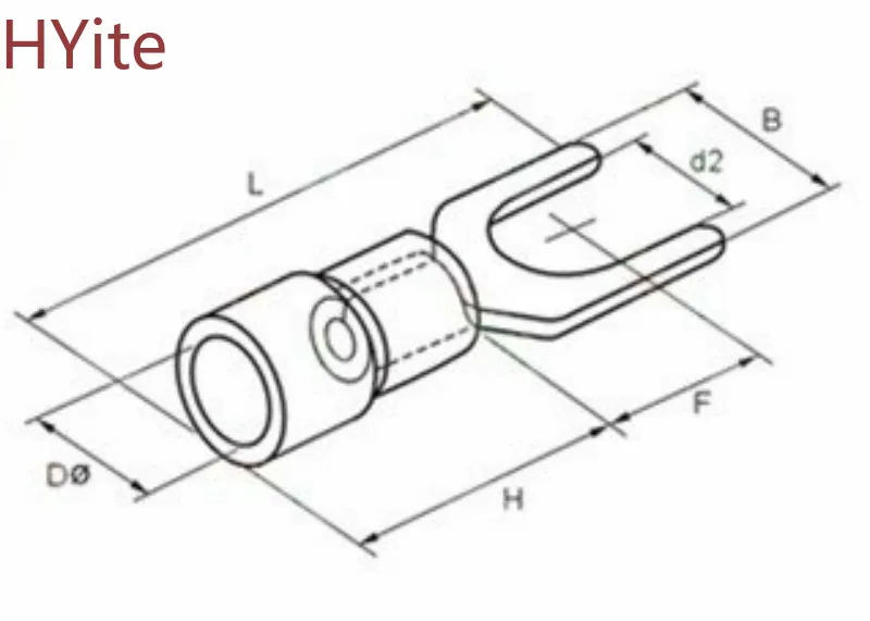 Фонарь для обжима кабеля 100 шт.|Терминалы| |