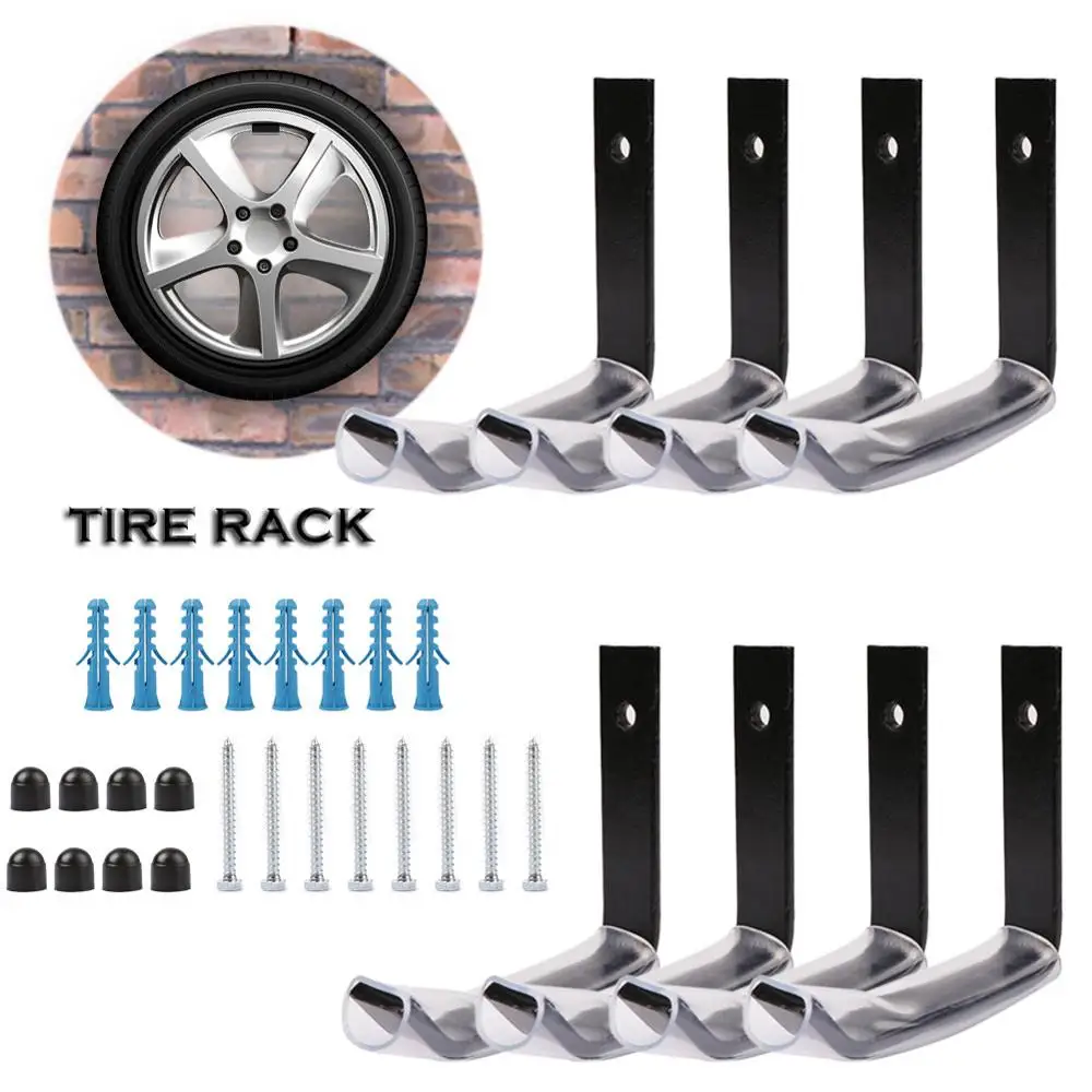 8 шт. автомобильный настенный зажим для парковки держатель шин Горная дорога