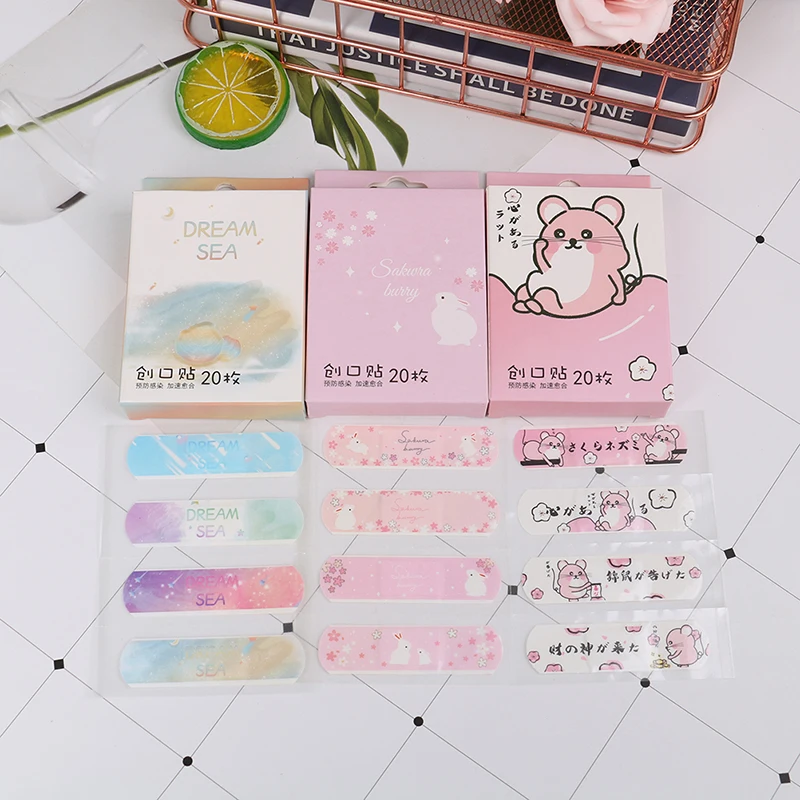 

Водонепроницаемый Открытый милый мультфильм дышащая повязка портативный клейкие повязки первой помощи аварийный комплект для детей