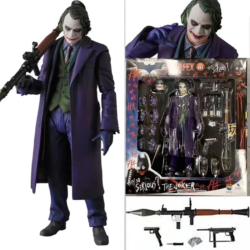 

MAFEX 051 Joker Action Figure Articulated Collectible Model Toy 15cm