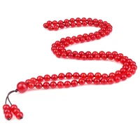 108mala natural stone red beads yin yang beads braceletsnecklaces for men women pink red pine meditation bracelets yoga jewelry