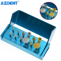 azdent dental zirconia polishing kit ra3112 for low speed contra angle handpiece lab diamond polishers dentistry tools