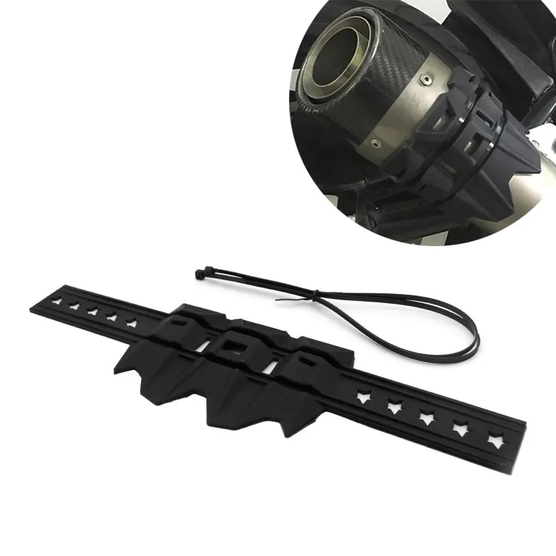 

Silicone Motocross Exhaust Pipe Anti-scald Ring Modified Universal Tail Throat Anti-fall Protection Ring Protective Cover