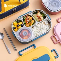worthbuy japanese portable lunch box 188 stainless steel food container for kids school picnic bento lunch box food storage box