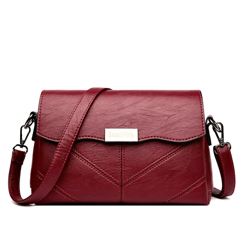 2018 женские сумки мессенджеры Маленькая кожаная сумка через плечо женская