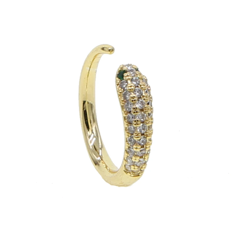 Оптовая фабричная цена дешевых миниатюрных змеиных колец со вставкой кубического циркония, украшенных модными микроэлементами, настраиваемых на дамские маленькие женские годовщины.