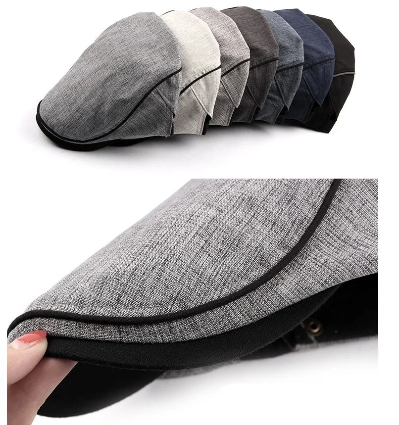 

CEQING042 Summer men casual berets caps New summer breathable trucker caps Newsboy cap Unisex women Cotton Octagonal cap
