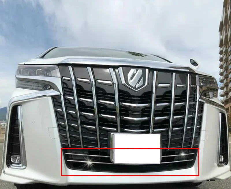 Передняя и нижняя сетчатая решетка 2 шт. аксессуары для литья под давлением Toyota