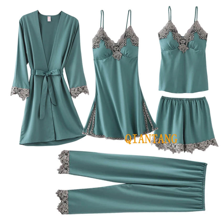 Женский Пижамный костюм с V-образным вырезом Размеры M-XXL | Женская одежда