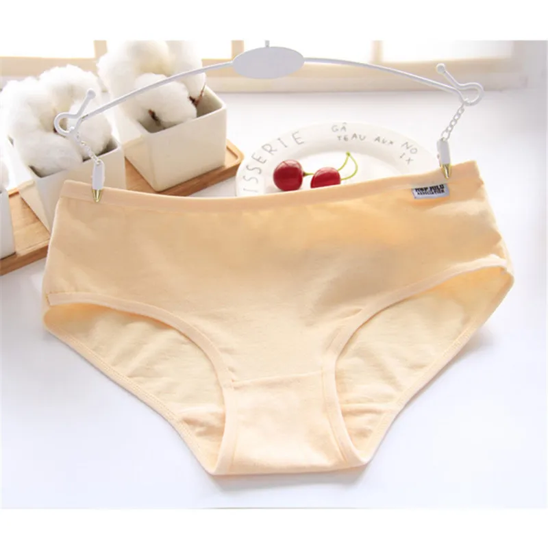 Хлопок женское нижнее белье трусы со средней посадкой бесшовные M 3XL высокое