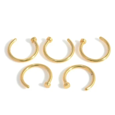 Кольцо для носа имитация кольца губ C образный зажим пирсинга кольцо женское