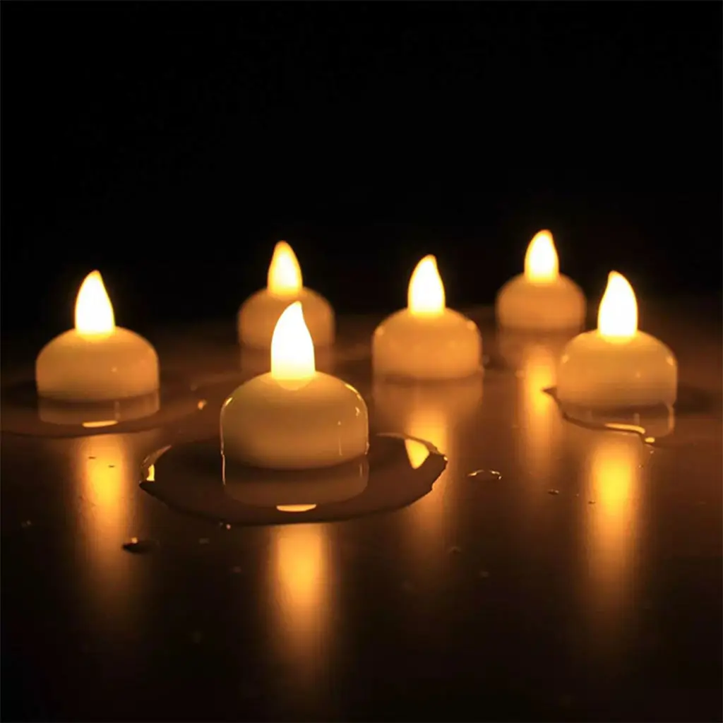 

24pcs Flameless LED Tealight Tea Candles Wedding Light Romantic Candles Lights for Birthday Party Wedding Decorations
