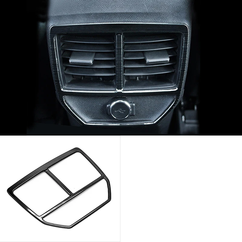 

Lsrtw2017 Car Rear Armrest Vent Frame Panel Usb Trims for Peugeot 3008 2017 2018 2019 2020 Outlet Accessories Auto Styling