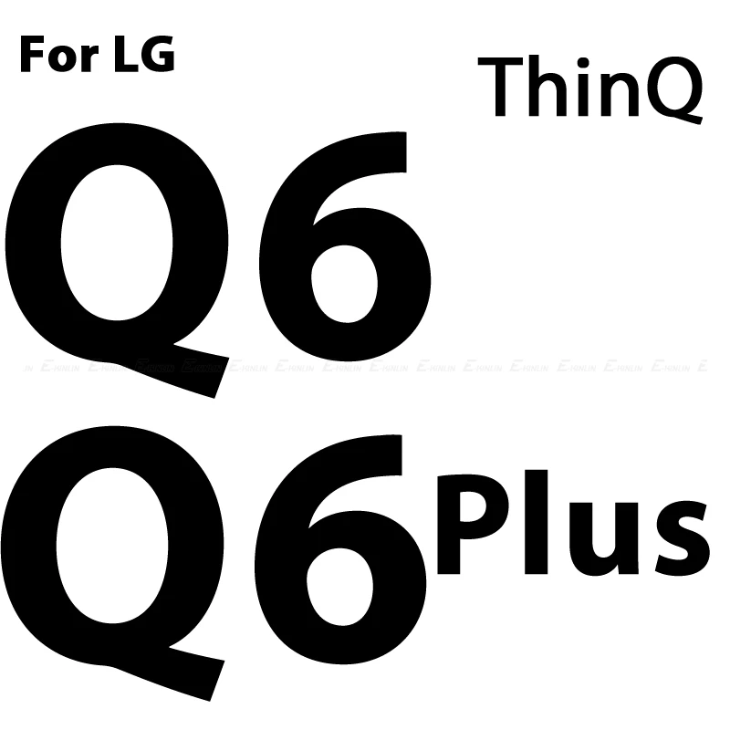For LG Q6 Защитная пленка на весь экран для LG G8 G7 G6 Q8 Q7 Q60 Q6 Plus V40 V50 ThinQ Alpha 5G W30 W10 закаленное стекло - Цвет: For LG Q6