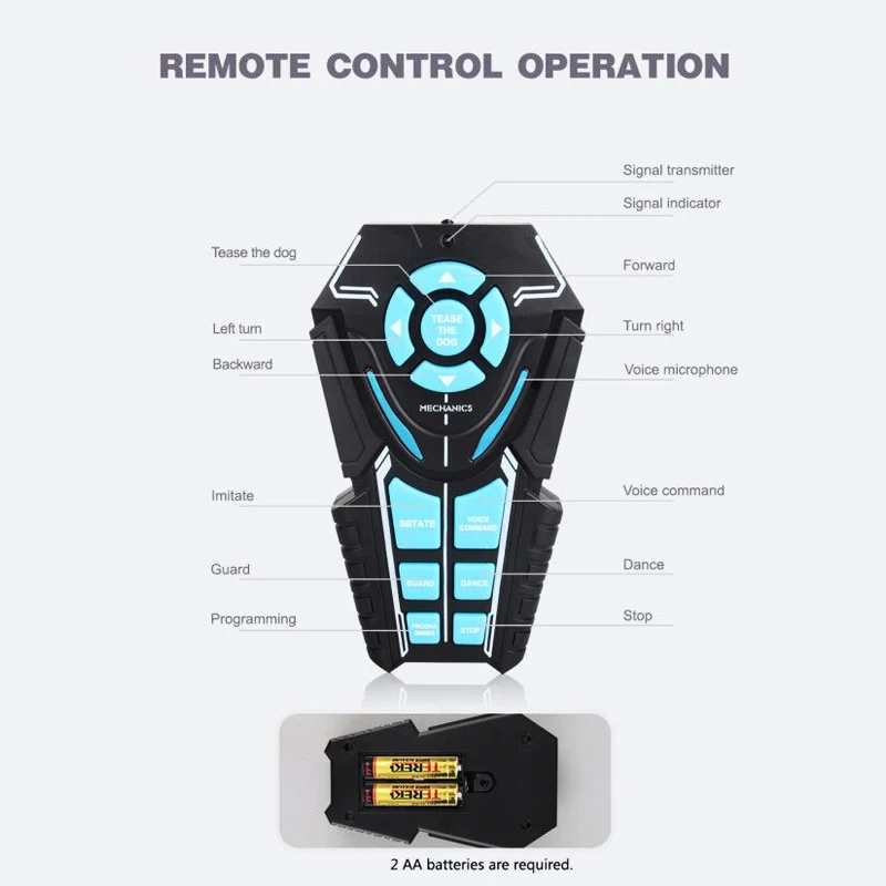 Jxda001программируемый Leidy RC собака инфракрасный пульт дистанционного управления