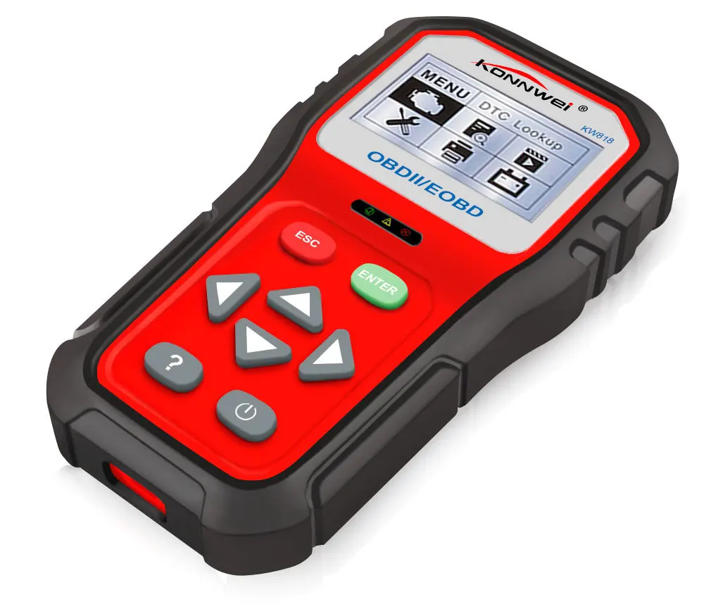 Многоязычный OBDII ODB2 EOBD автомобильный диагностический сканер автоматический тестер батареи проверка двигателя код считыватель инструмент