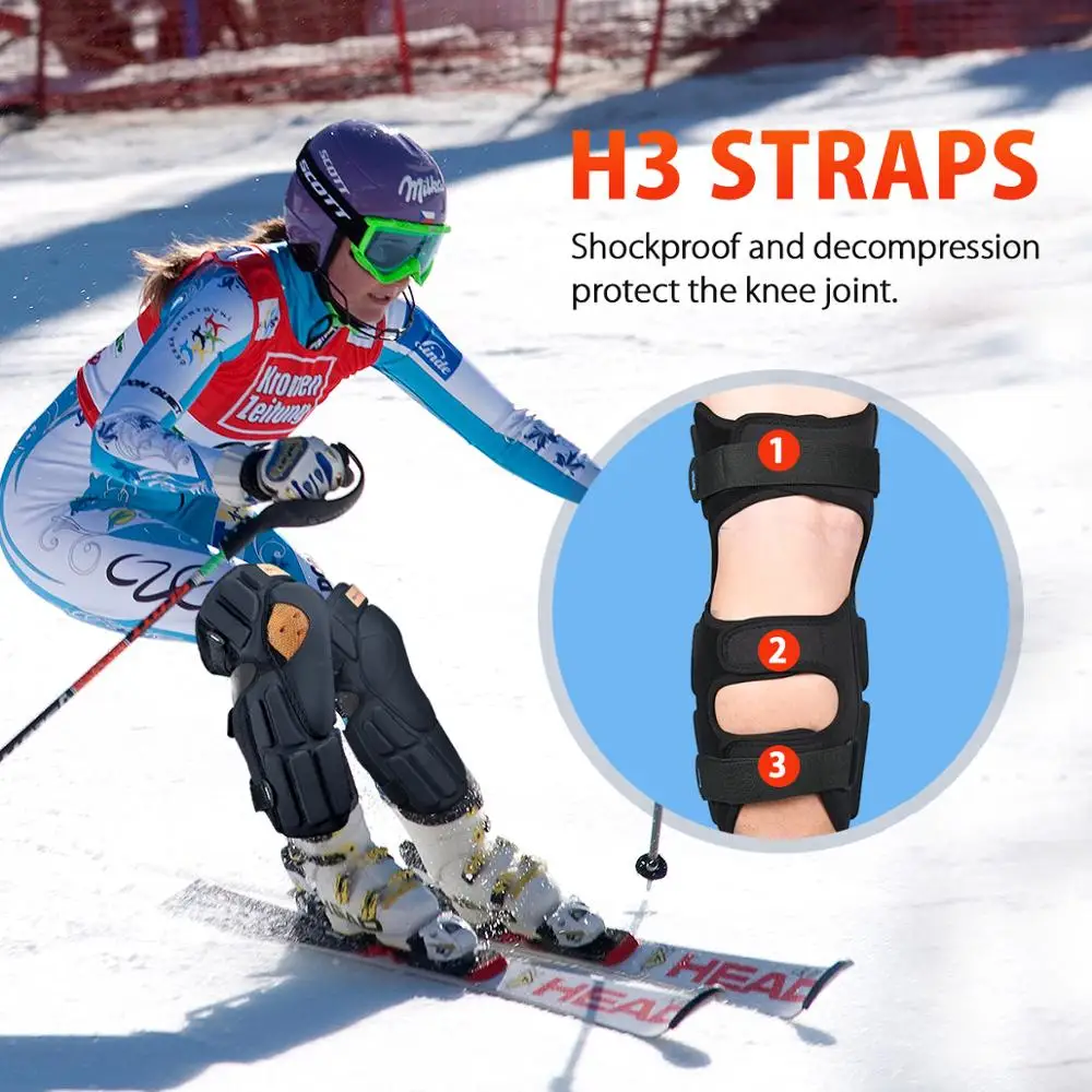 Наколенники для мотокросса сноуборда скейтборда роликовые лыжи хоккея | Спорт и