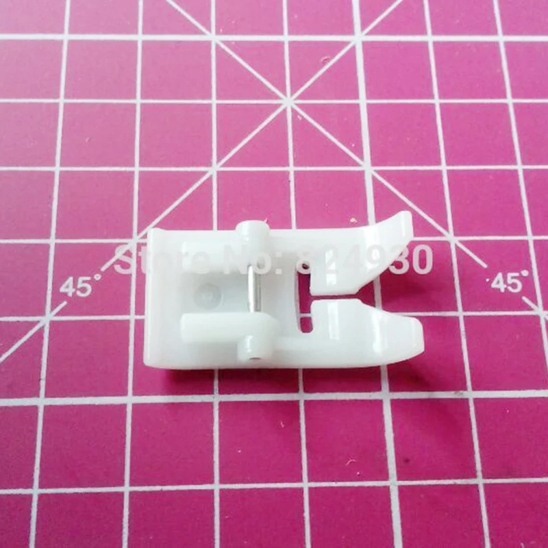 Бытовая прижимная лапка для шитья нескользящая шва Зиг-Заг защелкивающаяся #7301T