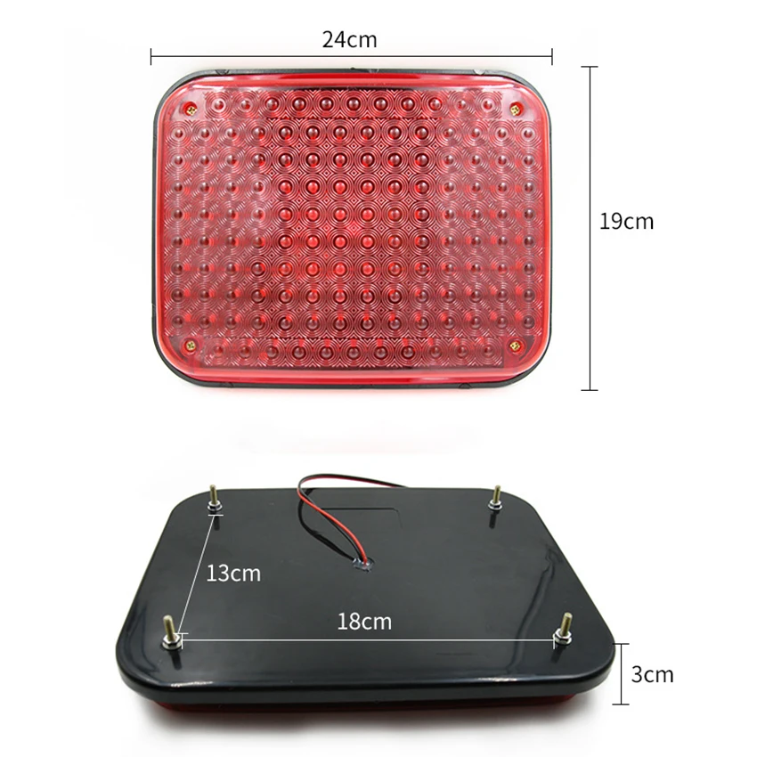 

Ultra Bright LED Strobe Light, 134 LED Emergency Flashing Lamp Road Safety Flashing Warning Light Roadside Beacon Lamp