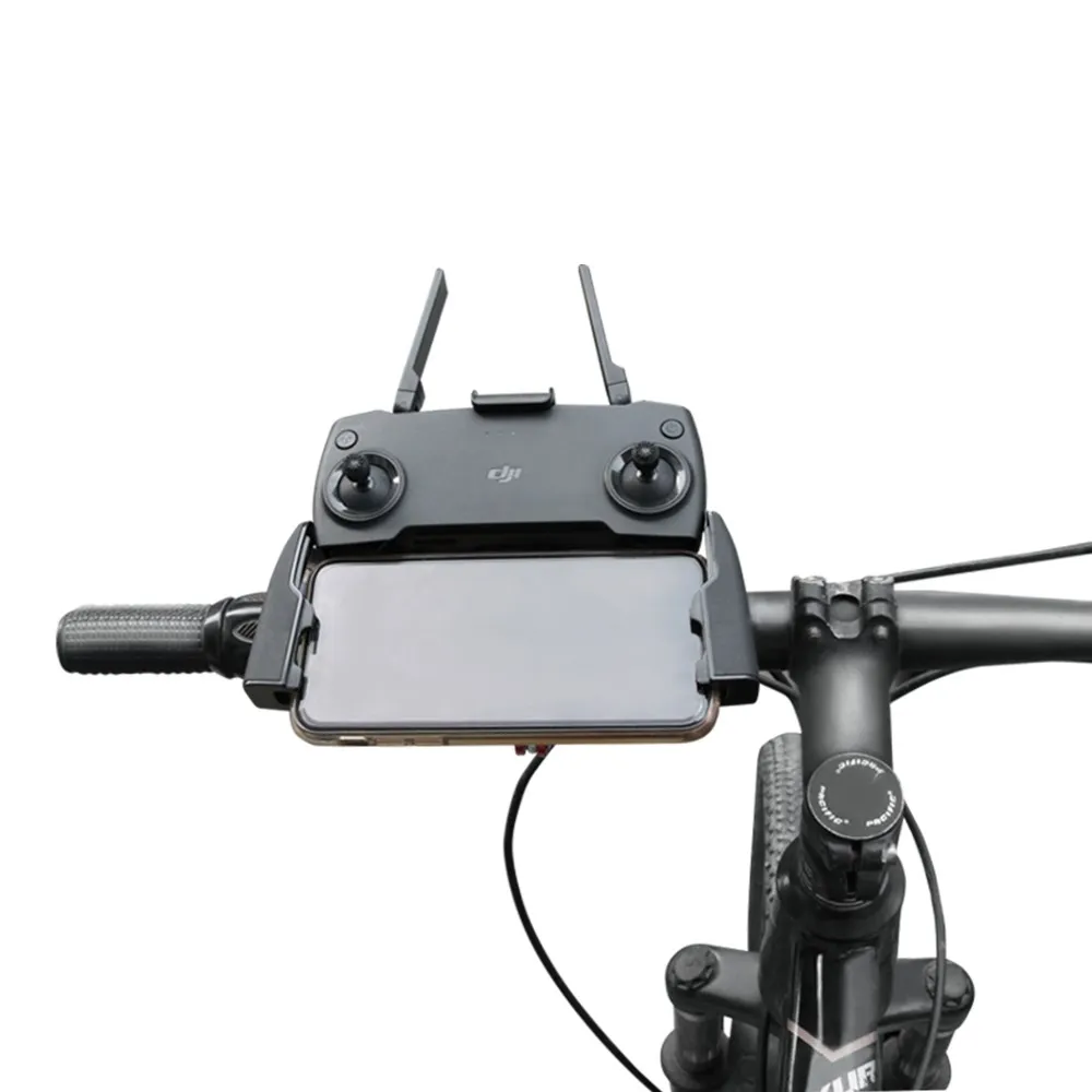 Sunnylife for Mavic 3 Mini/Mavic 2/Mavic Pro/Mavic Air/Spark Remote Controller Holder on Bicycle Following Shot Bracket Mount