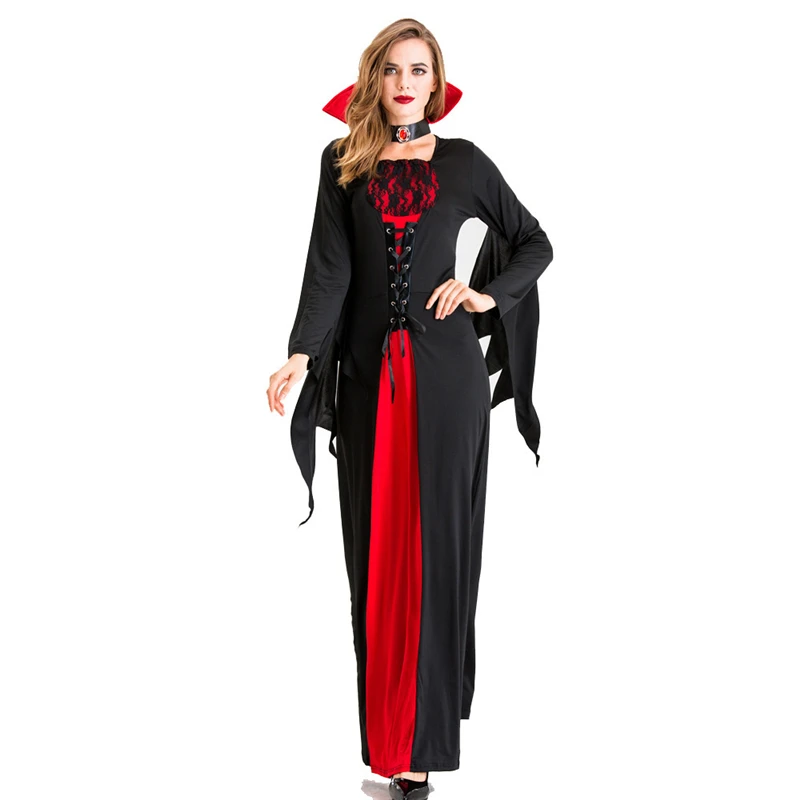 

Halloween Cosplay Apparel Vampire Bat Costume Dress Stage Suit Festival Adult COS Clothing Suit Christmas Party Gift