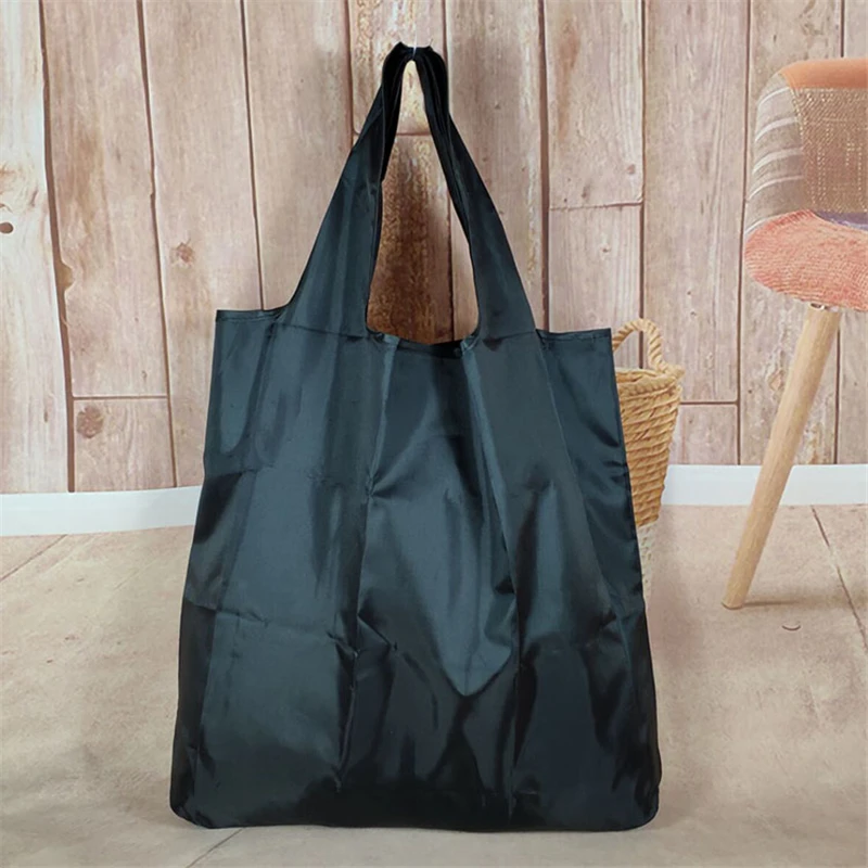 

Women Foldable Eco Shopping Bag Lady Foldable Oxford Cloth Reusable Fruit Grocery Pouch Recycle Organization Bag