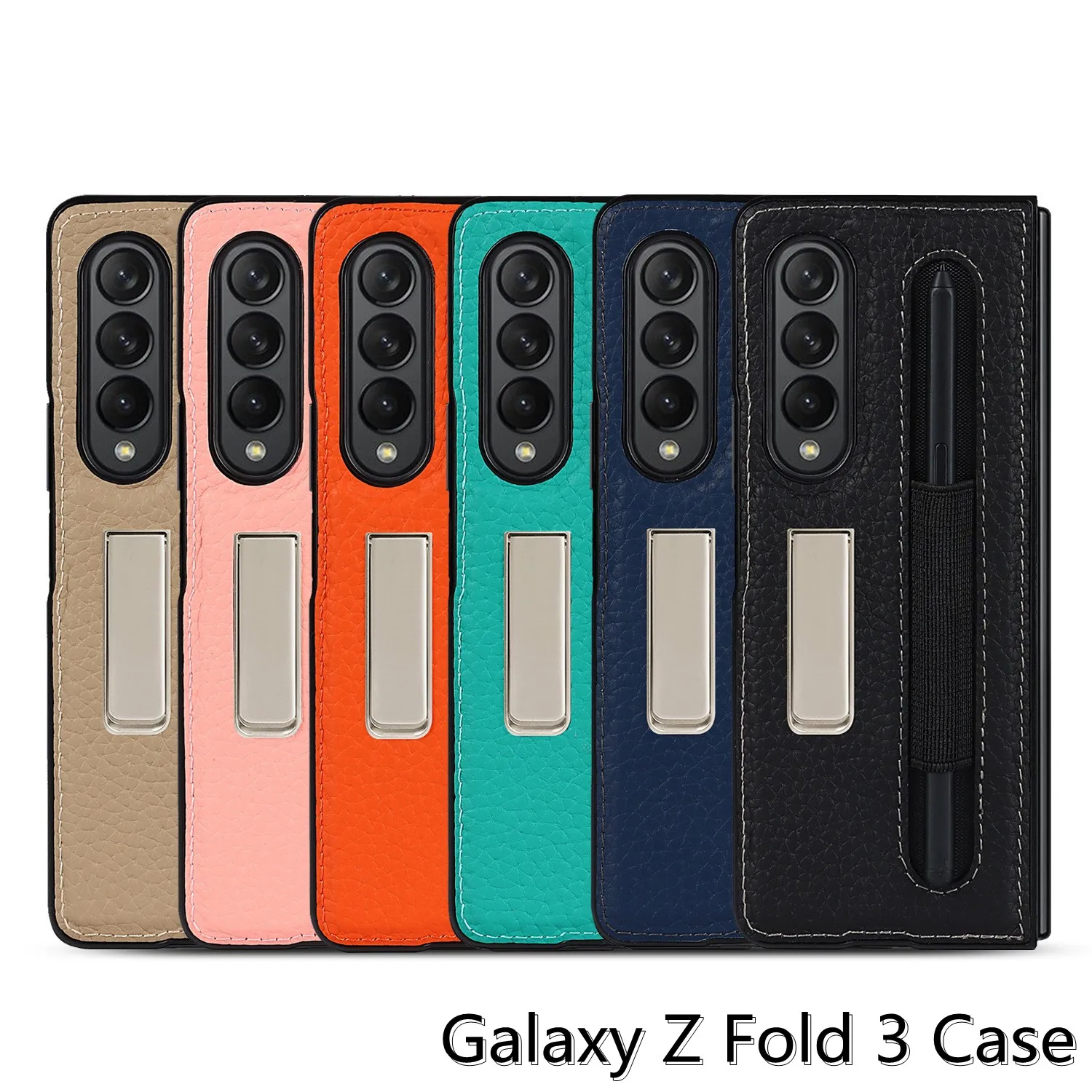 

NEW Galaxy Z Fold 3 Case With S Pen Holder W22 Protective Cover For Samsung Galaxy Z Fold3 Case With S Pen Slot