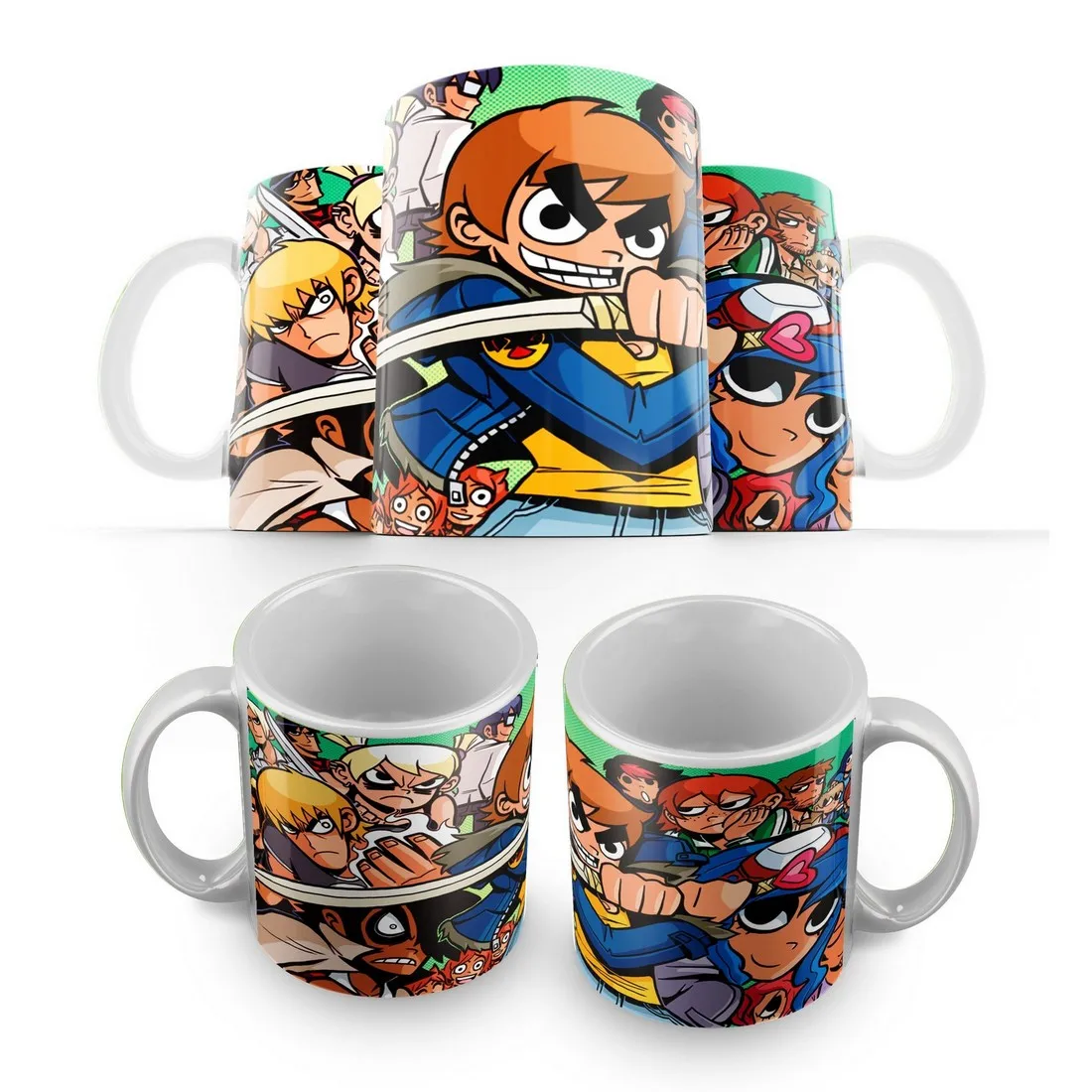 Кружка: Scott Pilgrim comics(комикс марвел ди си marvel dc человека паук железный человек