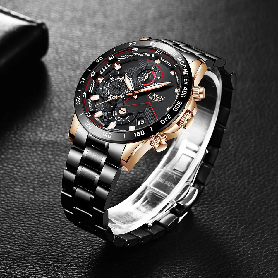 Montre Homme LIGE мужские s часы лучший бренд класса люкс военные спортивные часы мужские водонепроницаемые кварцевые наручные часы Relogio Masculino