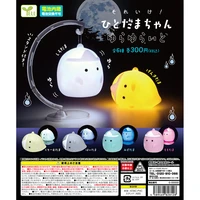 egg waffle ghost lamp series gashapon toys luminous lighting toys creative action figure desktop ornament toys childrens gifts