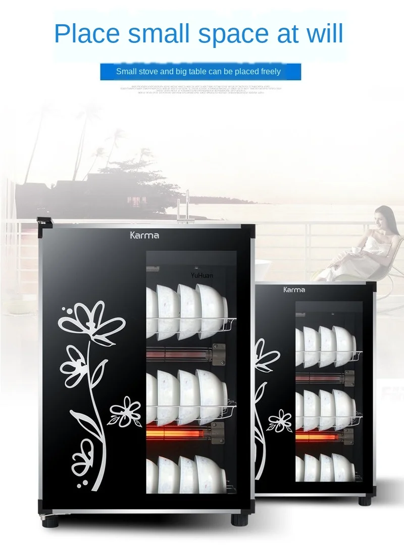 36/68/78L бытовой Настольный однодверная камера посуда шкаф дезинфекционный