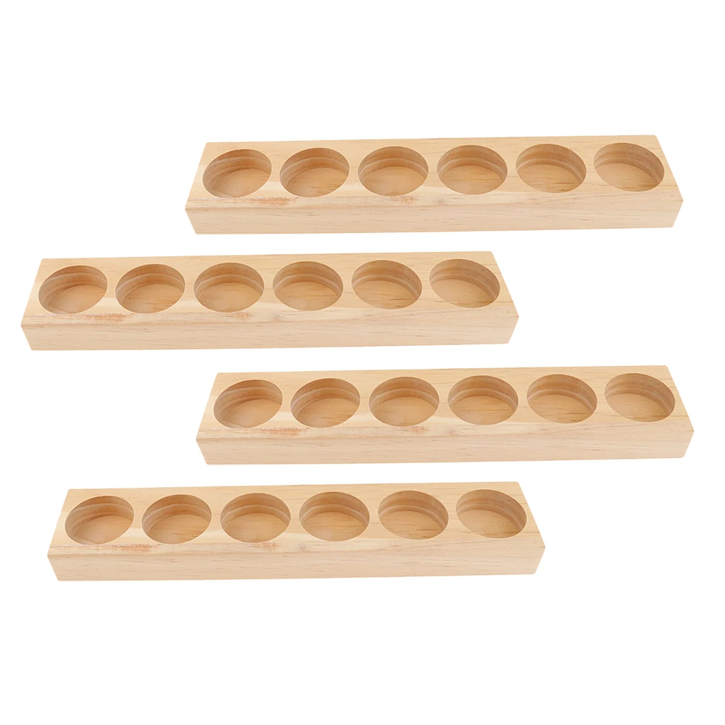 4 шт. подставка для ароматерапии с 6 отверстиями 15 мл | Красота и здоровье