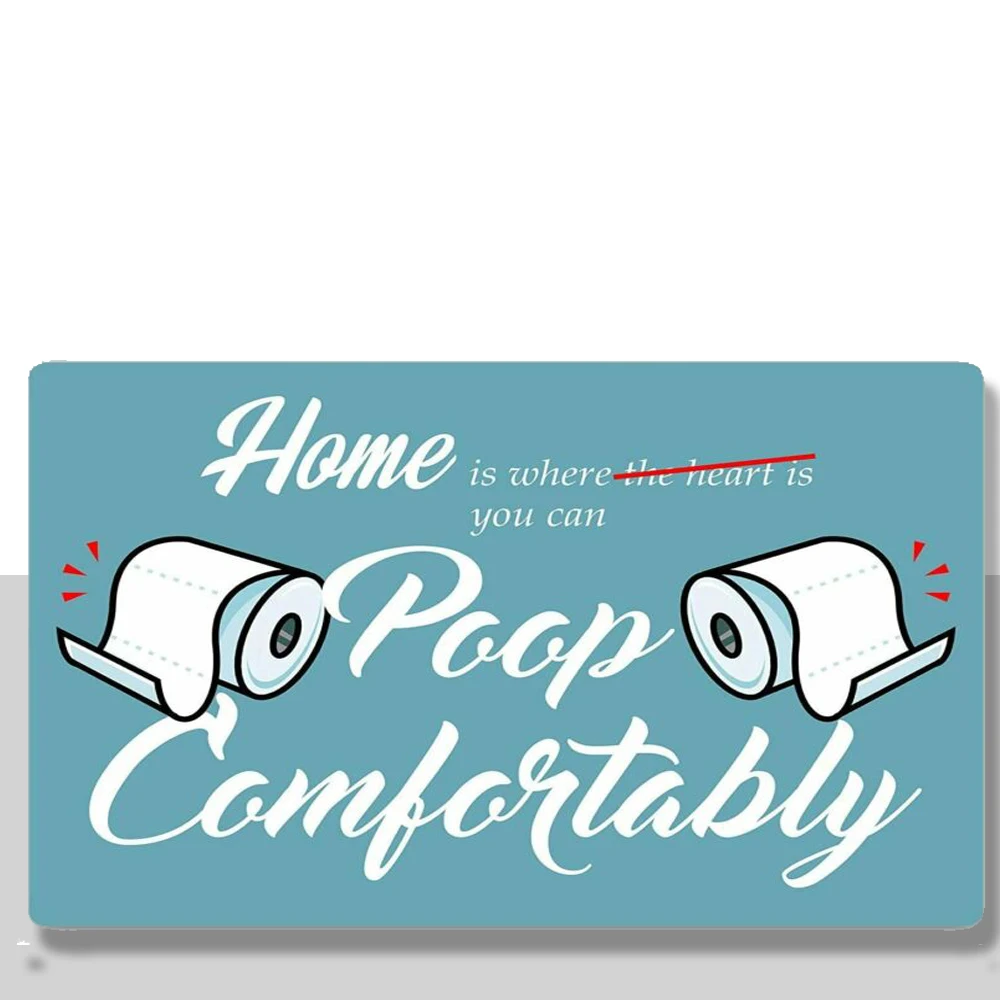 

Домашний удобный металлический оловянный знак, настенная табличка