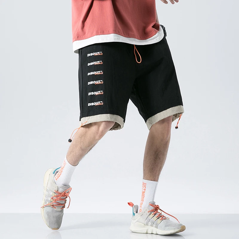 

Шорты-бермуды мужские с принтом, уличная одежда, повседневные модные короткие штаны до колен, большие размеры, лето 2020