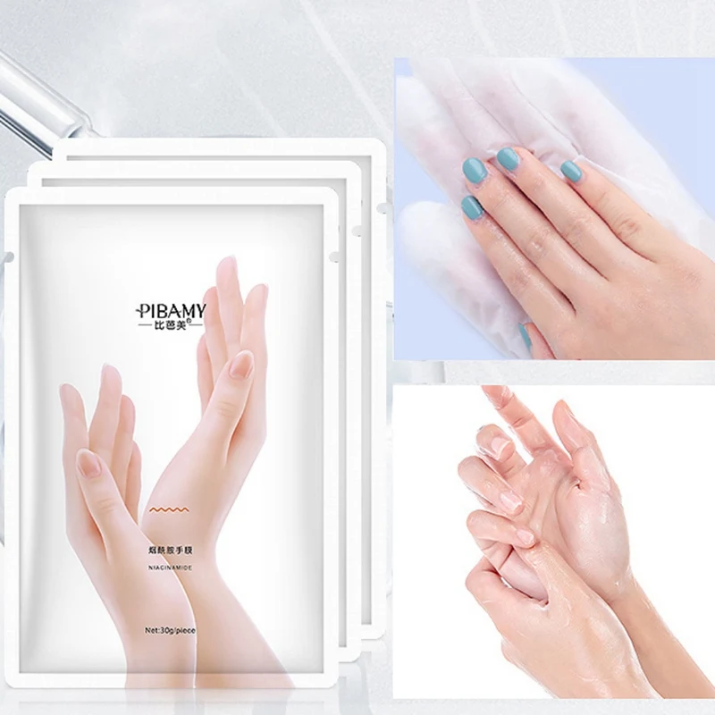 Никотинамид маска для рук увлажняющие гладкие тонкие линии Отшелушивание