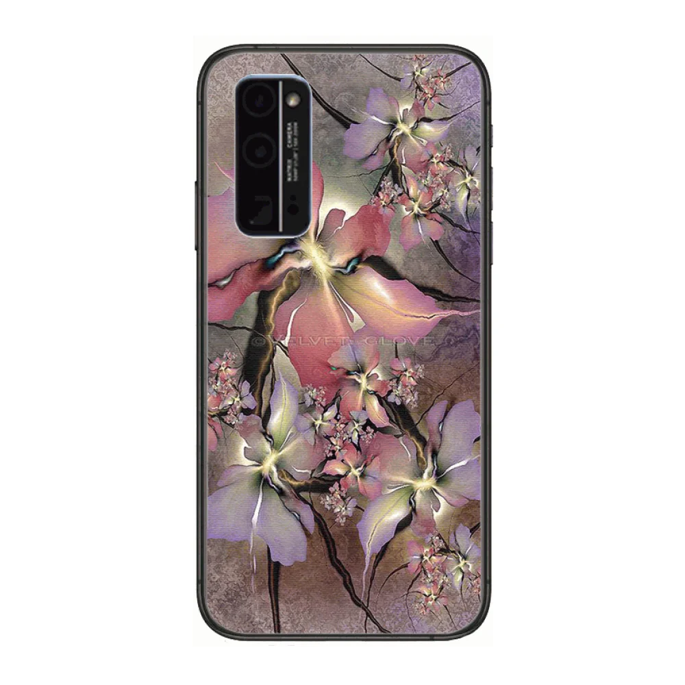

Cell phone case Phone Case Hull For Huawei Honor 8 9 10 20 30 A S Lite Pro 5g i Black Back Soft Cover Pretty