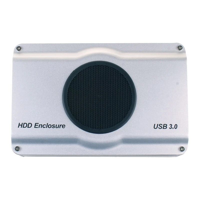 

USB 3.0 To 3.5 Inch SATA I/ II/ III Aluminum Hard Drive Enclosure Case with Cooling Fan (Maximum support 8TB)EU Plug