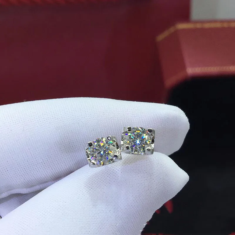 PT950 штамп 0 5 карат алмазов тест последние бриллиантовой огранки D Цвет Муассанит 4