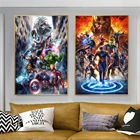 Картина на холсте Marvel Мстители, классический фильм ультран-эпохи, принты, плакат с супер героями на стену, домашний декор, без рамки