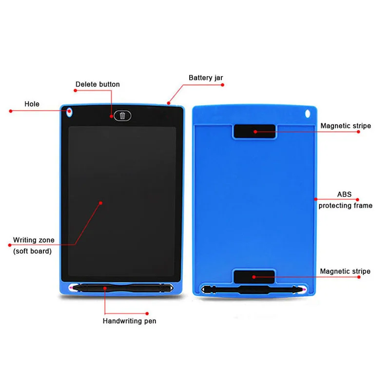 

Electronic Doodle Board 8.5in LCD Writing Drawing Handwriting Tablet for Kids Adult School GDeals
