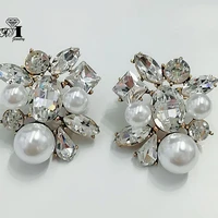 yayi jewelry fashion boho white glass crystal rhinestone dangle women ancient gold color wear ear band long tassel earrings