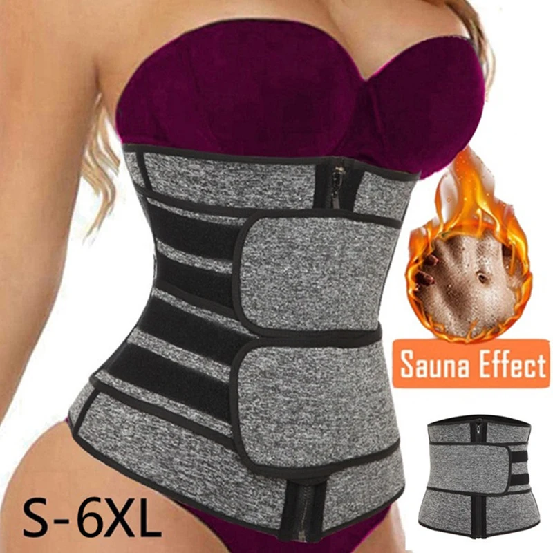 

Waist Trainer Neoprene Body Shaper Women Tummy Sports Girdle Control Strap Slimming Sweat Fat Burning belt Plus Size Shapewear
