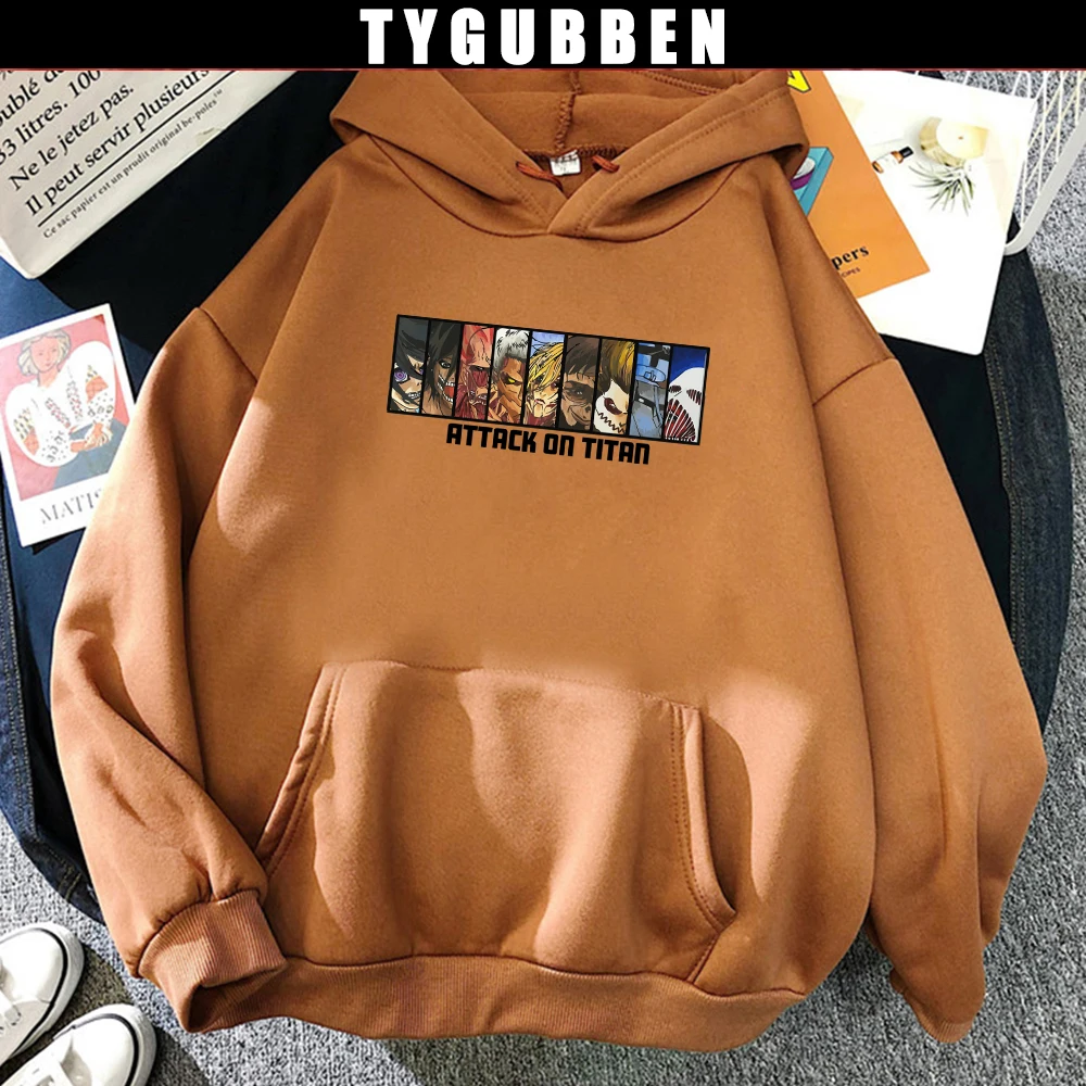 

Женская толстовка с длинным рукавом и принтом «атака на Титанов»