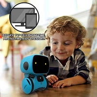 2020 new toy blue robot intelligent robot toy dance sing repeating recorder touch control voice control gift toy for kids age3