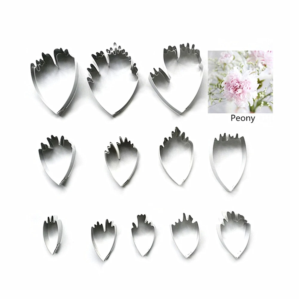 Пион мастика сахар ножи для цветов украшения выпечки тортов полимерная глина