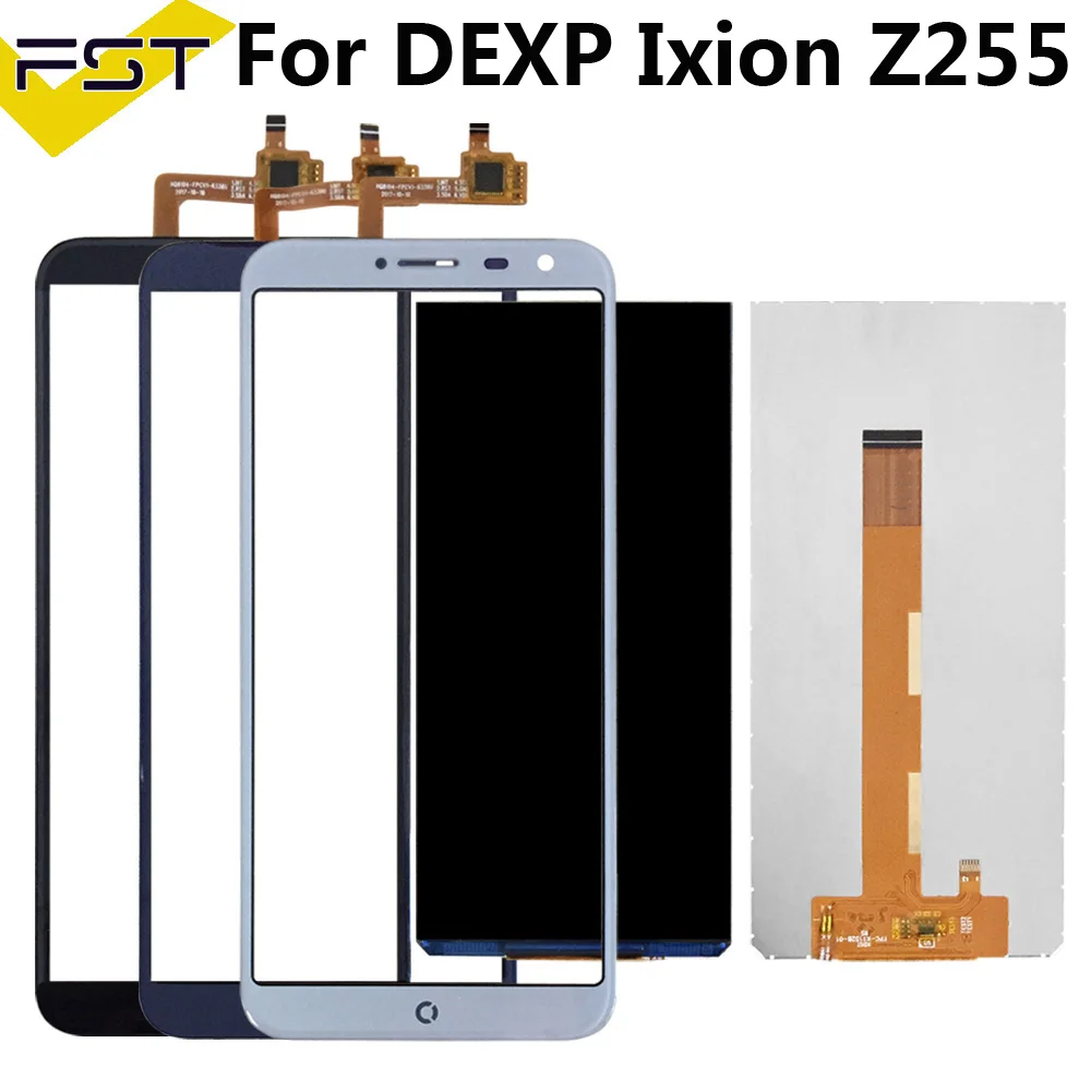 100% тестирование для DEXP Ixion Z255 ЖК дисплей + дигитайзер сенсорного экрана ремонтные